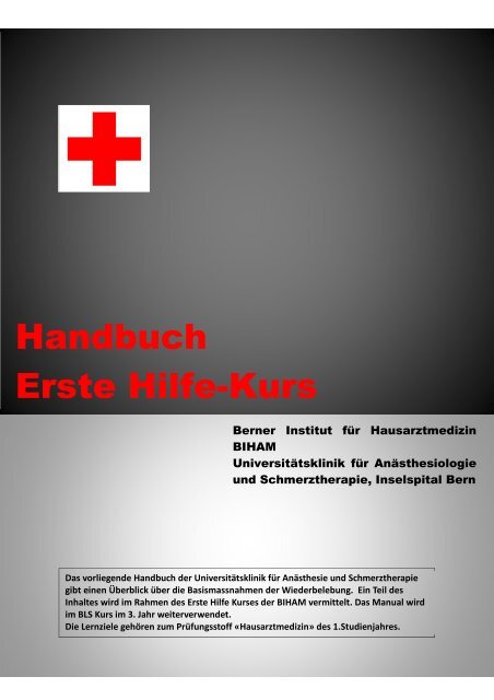 Handbuch Erste Hilfe-Kurs - Studium der Medizin in Bern ...