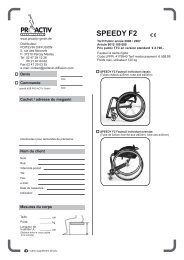 255 kB SPEEDY_F2_Euro.PDF - PRO ACTIV GmbH