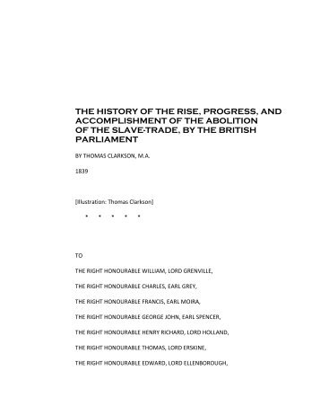 the history of the rise, progress, and accomplishment of the abolition ...