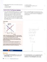 AP Econ Section 2 Review - Sunny Hills High School