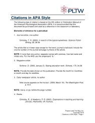 Citations in APA Style - Sunny Hills High School