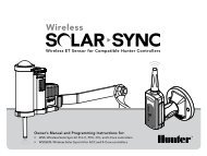 Hunter Wireless Solar Sync