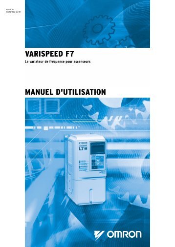 VARISPEED F7 - MANUEL D'UTILISATION