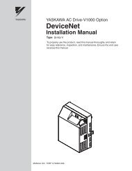Yaskawa Ac Drive V1000 Option Canopen Technical Omron