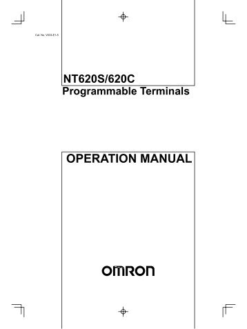 NT620S/620C - Operation Manual - Anglais