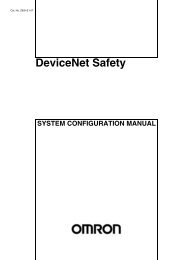 DeviceNet Safety System Configuration Manual