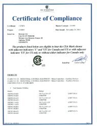 Certiﬁcate of Compliance - Siemens Industry Online Support