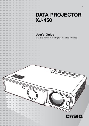 DATA PROJECTOR XJ-450 - Casio