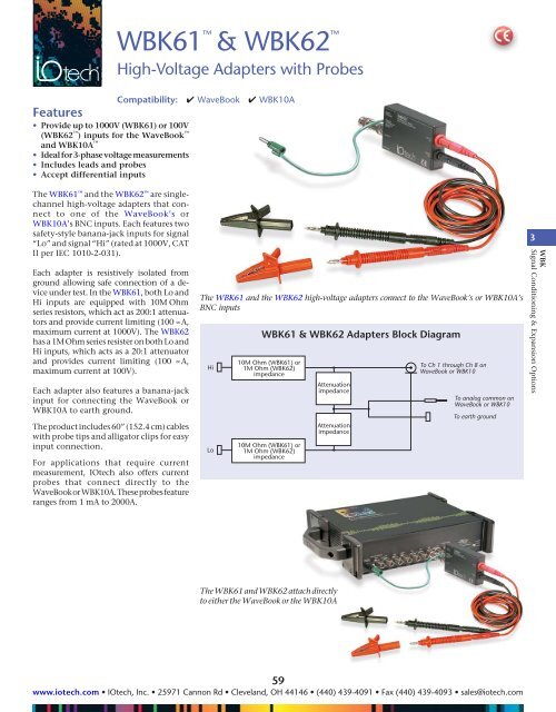 HighVoltage Adapters with Probes