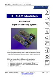 DT SAM Modules