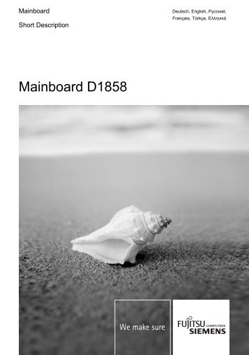 Mainboard D1858 - Support und Treiber