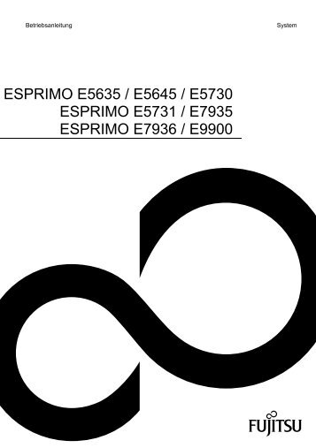 ESPRIMO E5635 / E5645 / E5730 ESPRIMO E5731 / E7935 ...