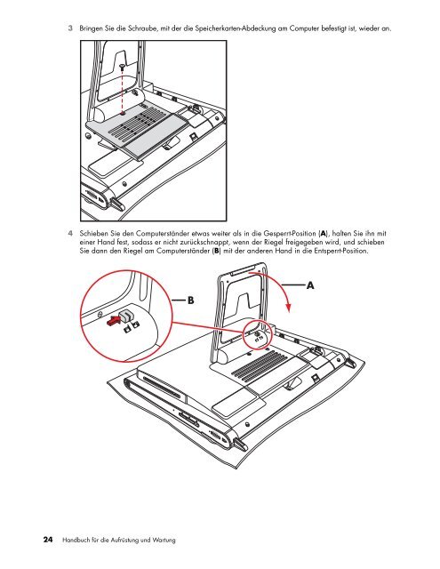 Handbuch für die Aufrüstung und Wartung - HP