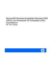 Microsoft® Windows Embedded Standard 2009 (WES) und ...