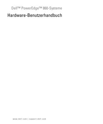Hardware-Benutzerhandbuch - Support und Treiber