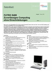 FUTRO S400 Zuverlässiges Computing ohne Einschränkungen