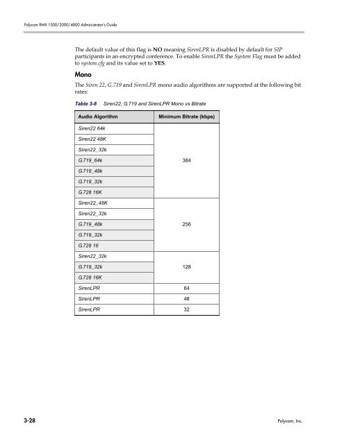 RMX 2000 Administrator's Guide Version 7.6.1 - Polycom