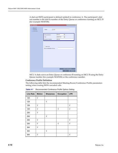 RMX 2000 Administrator's Guide Version 7.6.1 - Polycom