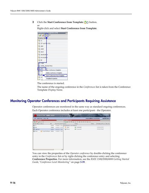 RMX 2000 Administrator's Guide Version 7.6.1 - Polycom