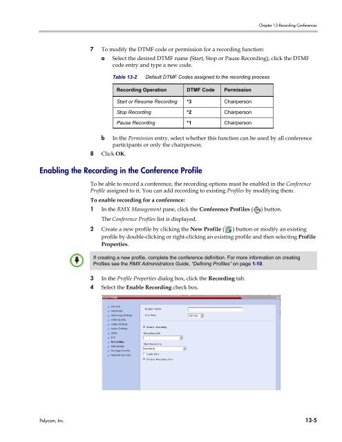 RMX 2000 Administrator's Guide Version 7.6.1 - Polycom