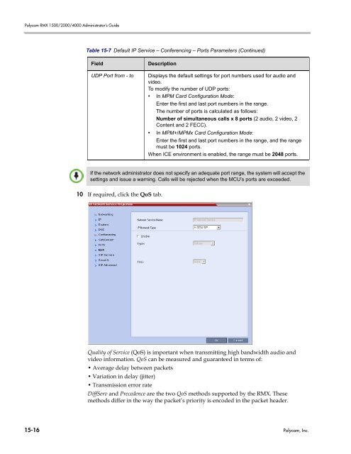 RMX 2000 Administrator's Guide Version 7.6.1 - Polycom