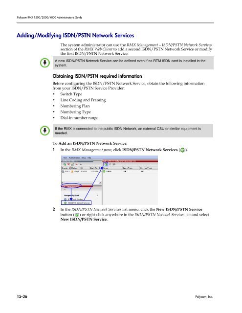 RMX 2000 Administrator's Guide Version 7.6.1 - Polycom