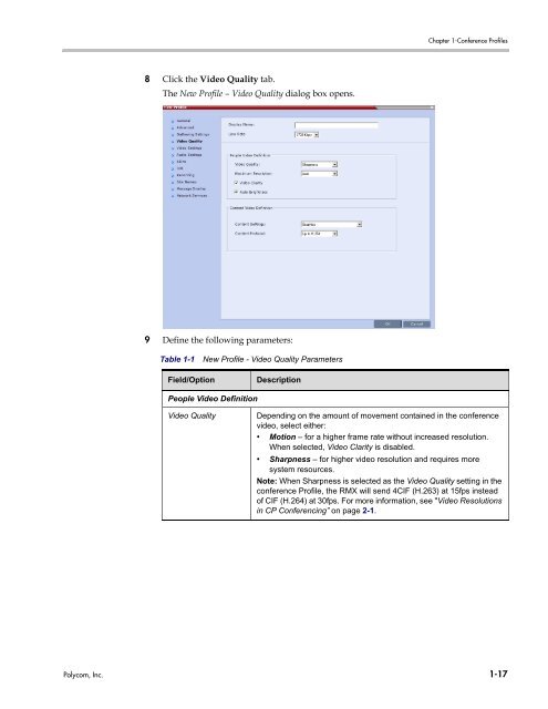 RMX 2000 Administrator's Guide Version 7.6.1 - Polycom