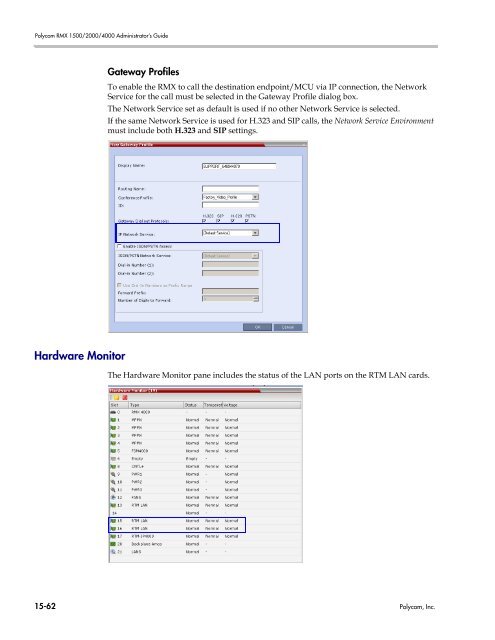 RMX 2000 Administrator's Guide Version 7.6.1 - Polycom