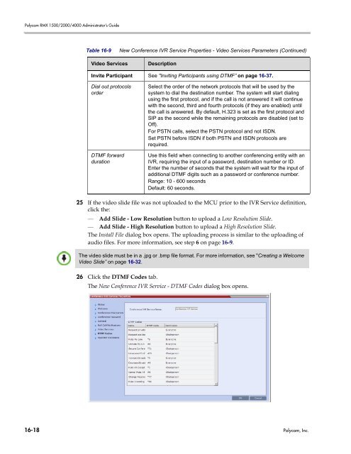 RMX 2000 Administrator's Guide Version 7.6.1 - Polycom