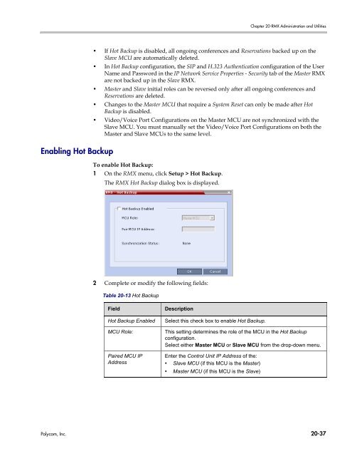 RMX 2000 Administrator's Guide Version 7.6.1 - Polycom