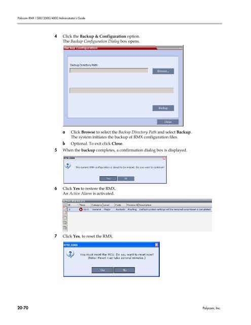 RMX 2000 Administrator's Guide Version 7.6.1 - Polycom