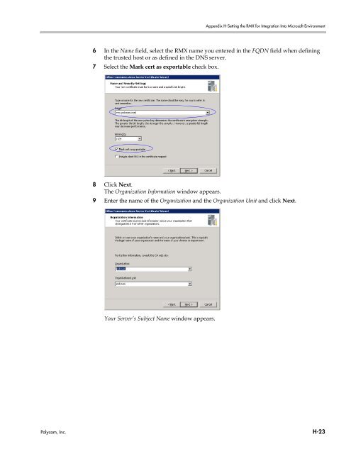 RMX 2000 Administrator's Guide Version 7.6.1 - Polycom