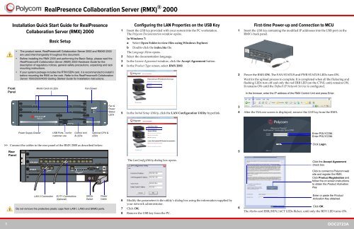 RMX 2000 Quick Installation A3 V7.7.fm - Polycom