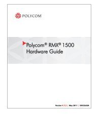 RMX 1500 Hardware Guide.book - Polycom
