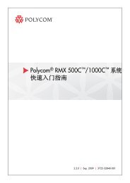 Polycom RMX 500C/1000C GSG
