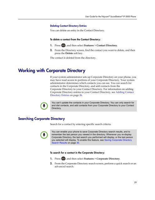 User Guide for the Polycom SoundStation IP 5000 Phone