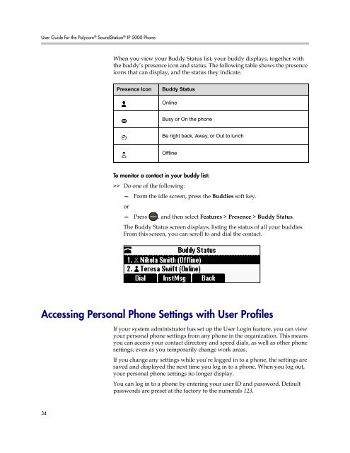 User Guide for the Polycom SoundStation IP 5000 Phone