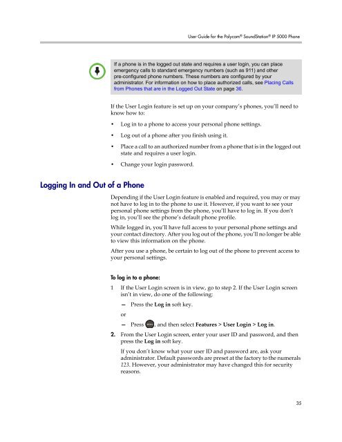 User Guide for the Polycom SoundStation IP 5000 Phone