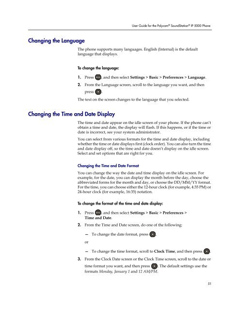 User Guide for the Polycom SoundStation IP 5000 Phone