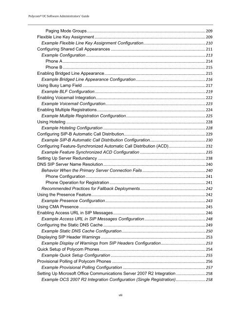 Polycom UC Software Administrators' Guide - 4.1.0