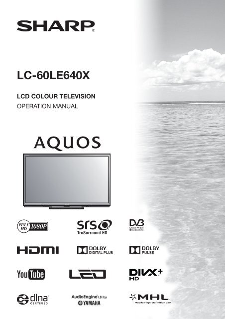 Lc 60le640x Sharp Australia Support Sharp Corporation Of