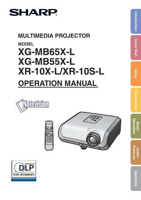 xg-mb65x-l/xg-mb55x-l/xr-10x-l/xr-10s-l 