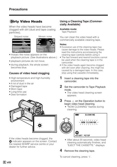 VL-Z500E-T/S - Sharp Australia Support