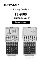 EL-9900 Handbook Vol 2 - Sharp Australia Support