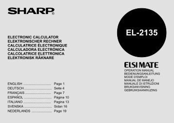 EL-2135 - Sharp Australia Support