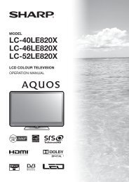 El 506w El 546w Sharp Australia Support