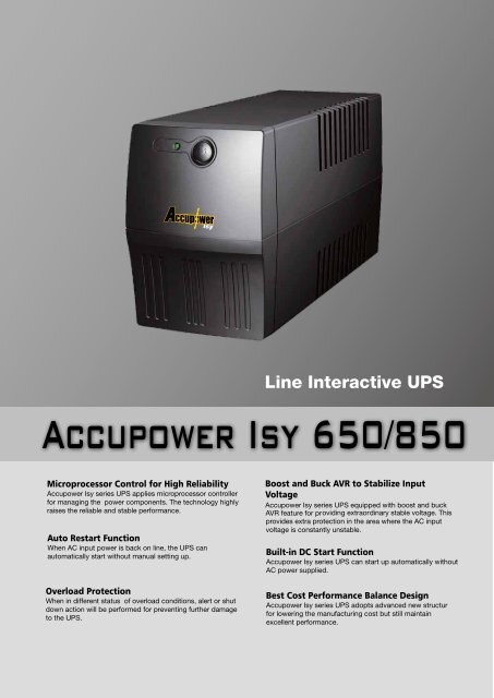 Accupower Isy 650/850