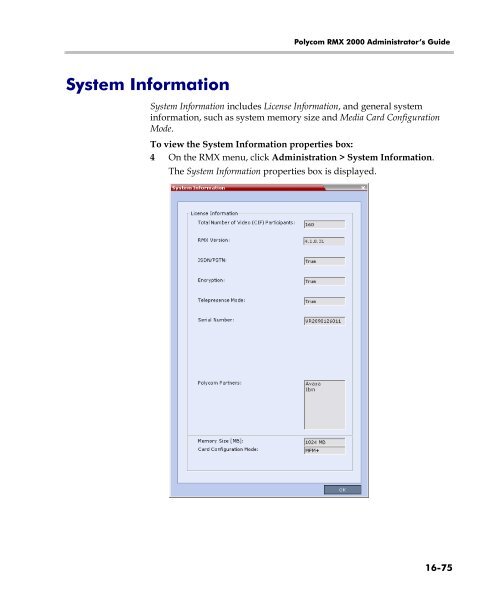 RMX 2000 Administrator's Guide - Polycom Support