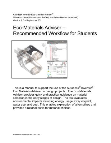 Download the PDF - Autodesk Sustainability Workshop