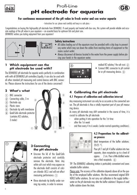 GA pH-Elektrode - Der Aquaristik-Laden